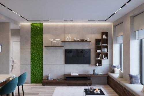 Интересный проект гостиной. 02