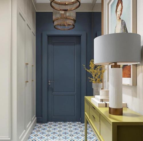 Замечательная прихожая. С интересным сочетанием. 05