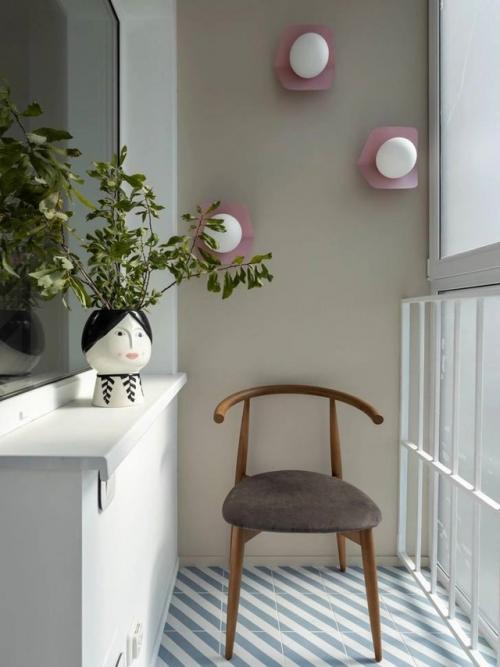 Розово - золотая квартира в Челябинске - стильно и с характером. 06