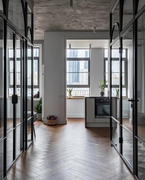 Эффектная студия в стиле лофт. 08