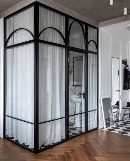 Эффектная студия в стиле лофт. 03