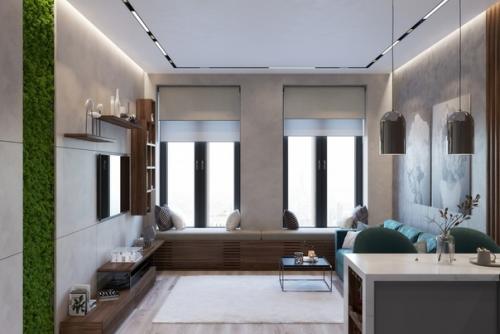 Интересный проект гостиной. 03