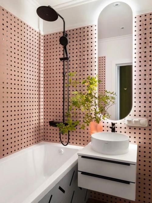 Розово - золотая квартира в Челябинске - стильно и с характером. 09