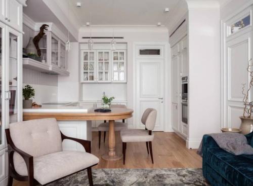 Кухня объединенная с гостиной. 01