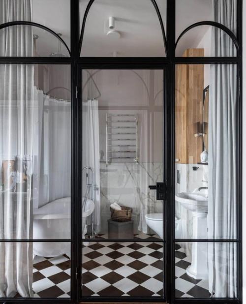 Эффектная студия в стиле лофт. 05