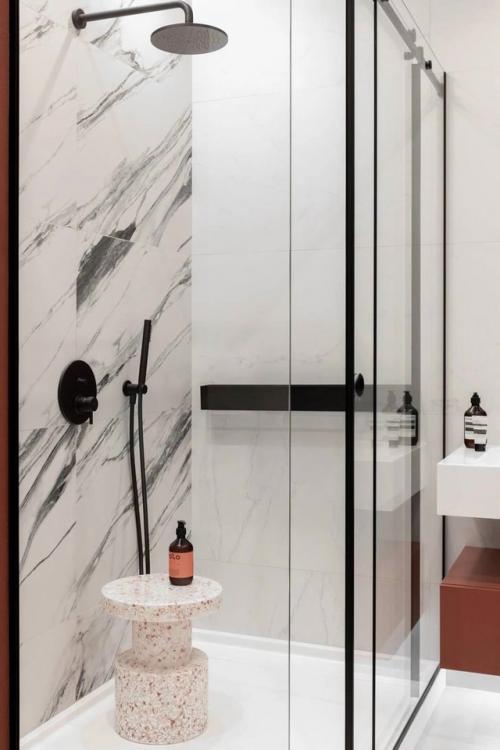 Квартира с терракотовым акцентом для молодой пары. 09