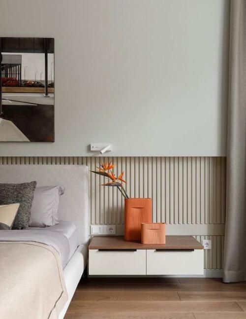 Стильный, сдержанный интерьер просторной квартиры. 03