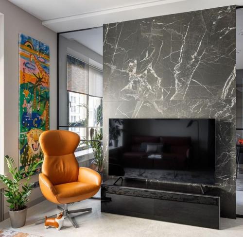 Интерьер квартиры для семейной пары и кота. 04