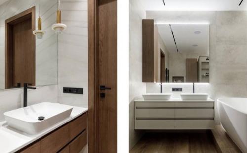 Стильный, сдержанный интерьер просторной квартиры. 05