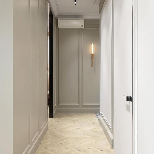 Замечательная прихожая. С интересным сочетанием.