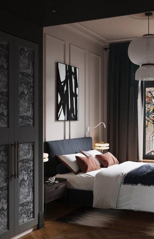 Гибкость и стиль - маленькая яркая кухня. 08