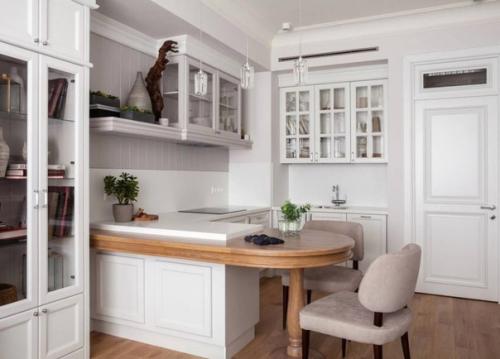 Кухня объединенная с гостиной. 02