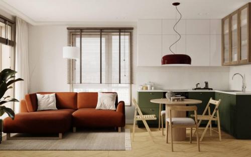 Яркая квартира с настроением в московской новостройке. 03