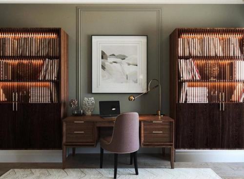 К дизайну кабинета всегда нужно относиться грамотно, чтоб создать правильную и комфортную обстановку. 05