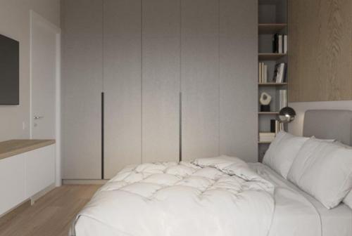 Дизайн квартиры. Выполнен весь в спокойном стиле.