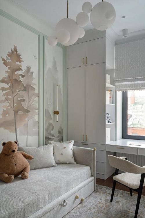 Яркий интерьер для семьи, влюблённой в путешествия. 08