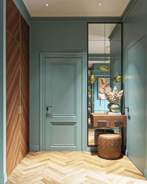 Красивый цвет для прихожей необыкновенно. 01