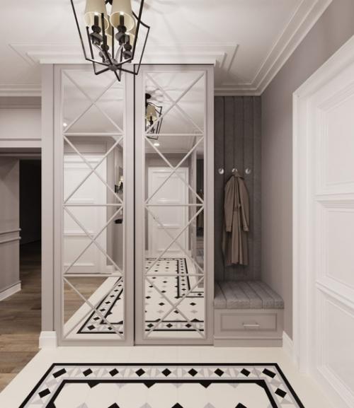 Дизайн - проект квартиры в стиле современная классика. 05