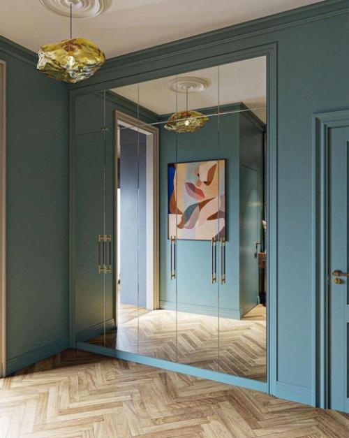 Красивый цвет для прихожей необыкновенно.