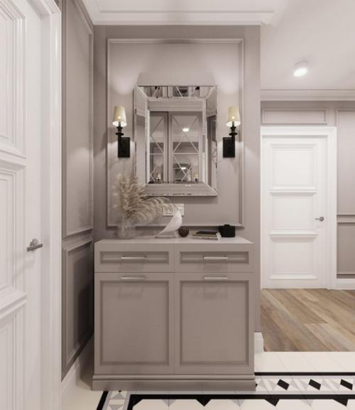 Дизайн - проект квартиры в стиле современная классика. 07