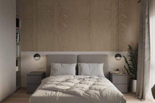 Дизайн квартиры. Выполнен весь в спокойном стиле. 01