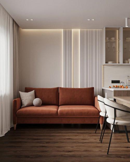 Уютная двушка для семьи из трёх человек. 01