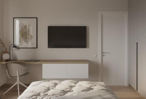 Дизайн квартиры. Выполнен весь в спокойном стиле. 02