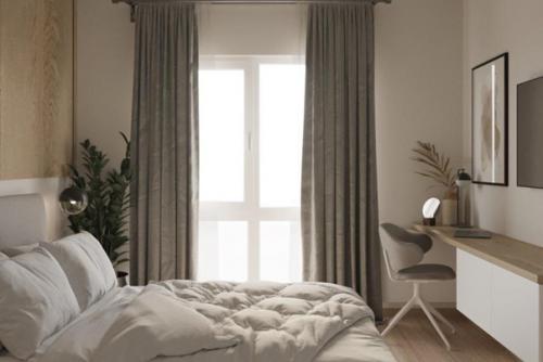 Дизайн квартиры. Выполнен весь в спокойном стиле. 03