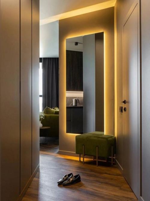 Нейтральные, серые цвета как основа интерьера. 08