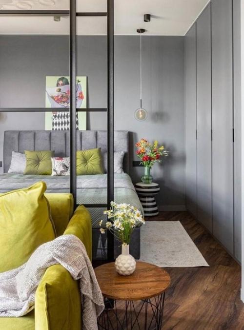 Нейтральные, серые цвета как основа интерьера. 04