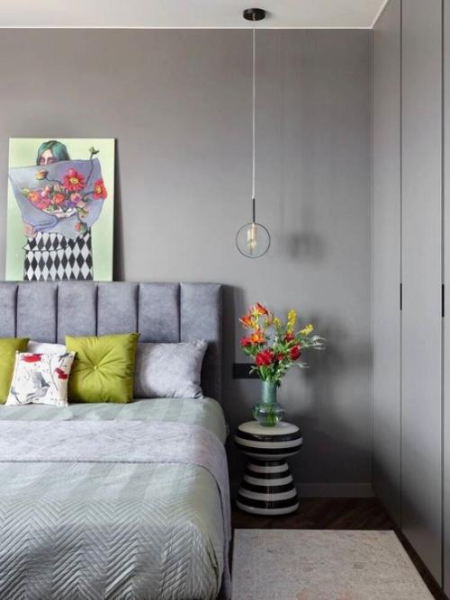 Нейтральные, серые цвета как основа интерьера. 05