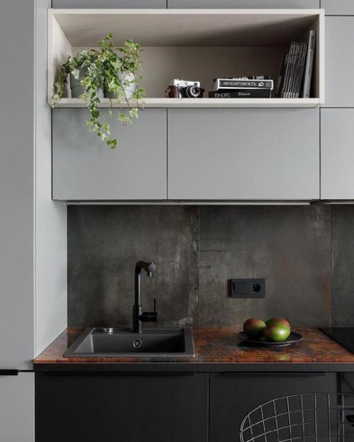 Серый цвет в интерьере.