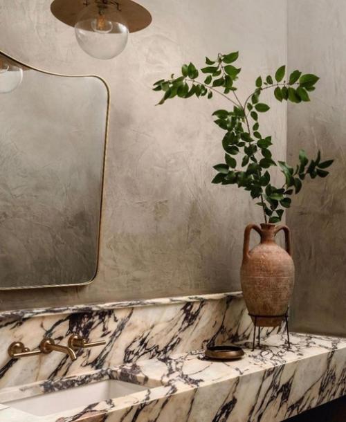 Прекрасные решения для ванной комнаты. 04