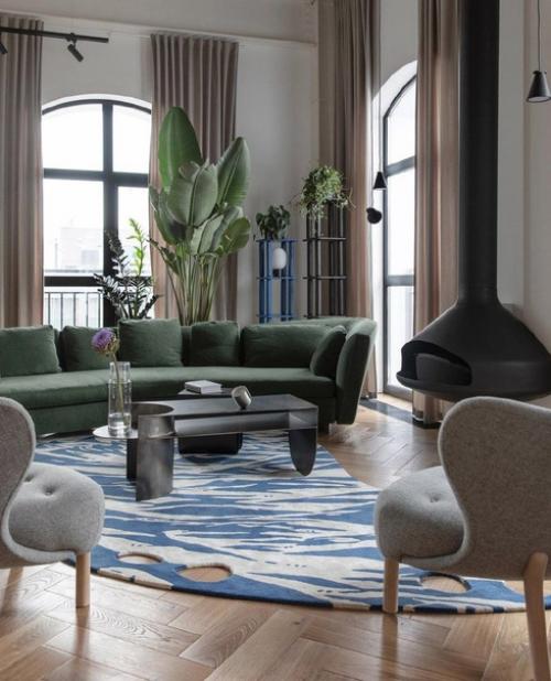 Высокие потолки. Всегда позитивно сказываются на интерьере. 03