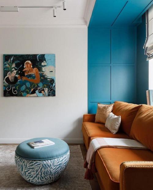 Сочный, яркий интерьер. 01