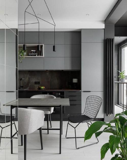 Серый цвет в интерьере. 02