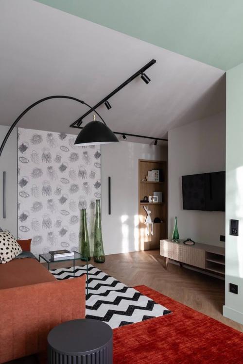 Яркий интерьер с личной историей. 06