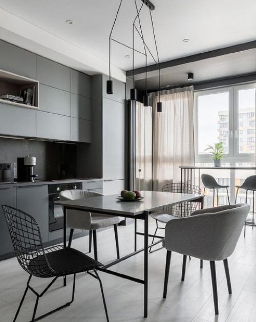 Серый цвет в интерьере. 03