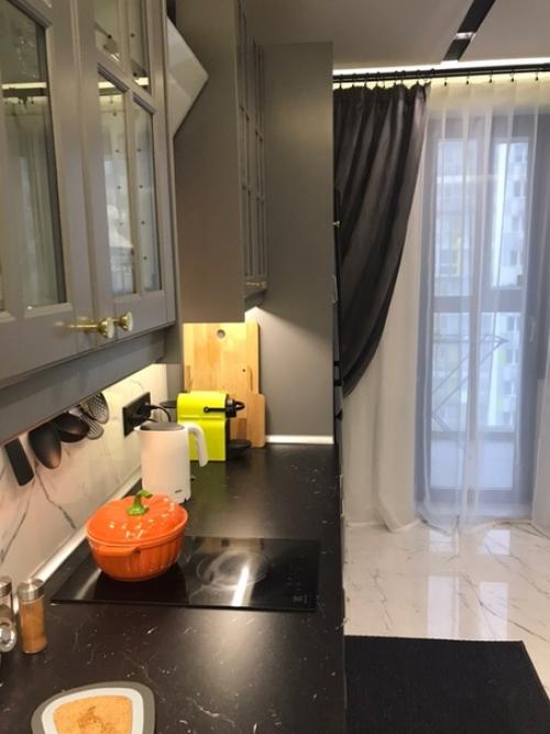 Вот такое оформление у нашей кухни получилось. 05