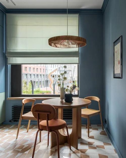 Кухня в зеленых тонах. 03