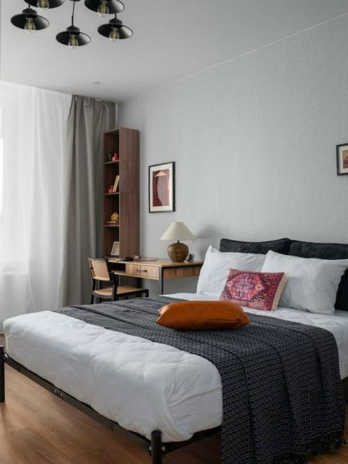 Аскетичная квартира с мужским характером. 05