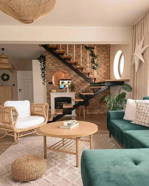 Бохо - интерьер с тёплой и живой атмосферой. 05