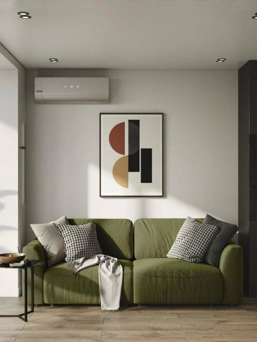 Однушка в сдержанной природной палитре. 01