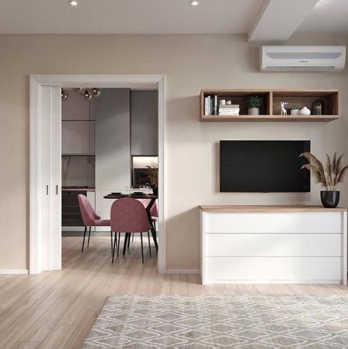 Интерьер в спокойных тонах. 06