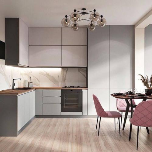 Интерьер в спокойных тонах.