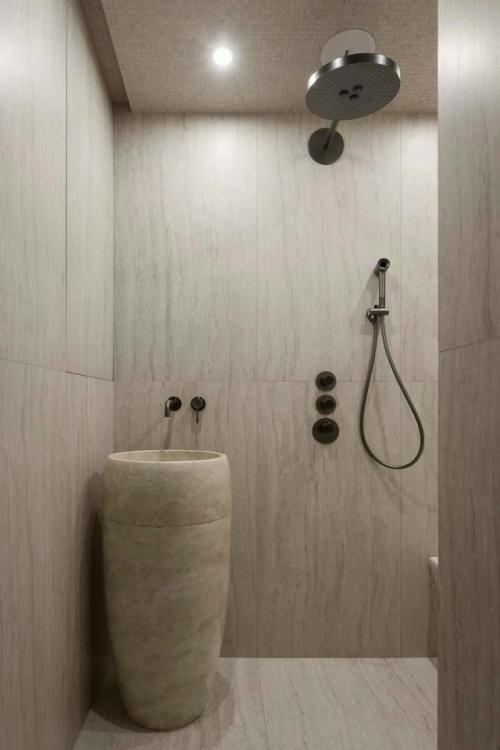 Квартира с золотой кухней и хаммамом. 09