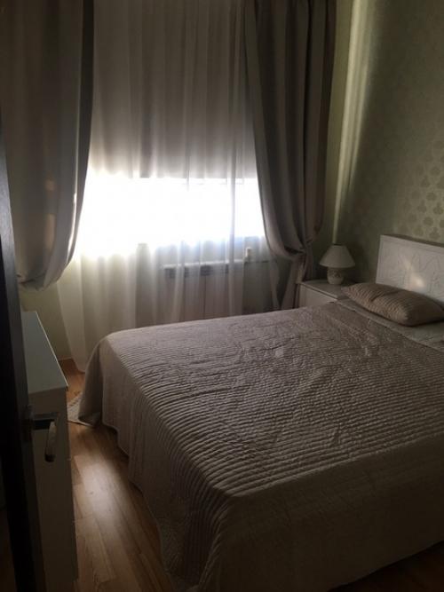 У нас была однокомнатная квартира.