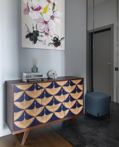 Строгий интерьер с применением четких линий. 02