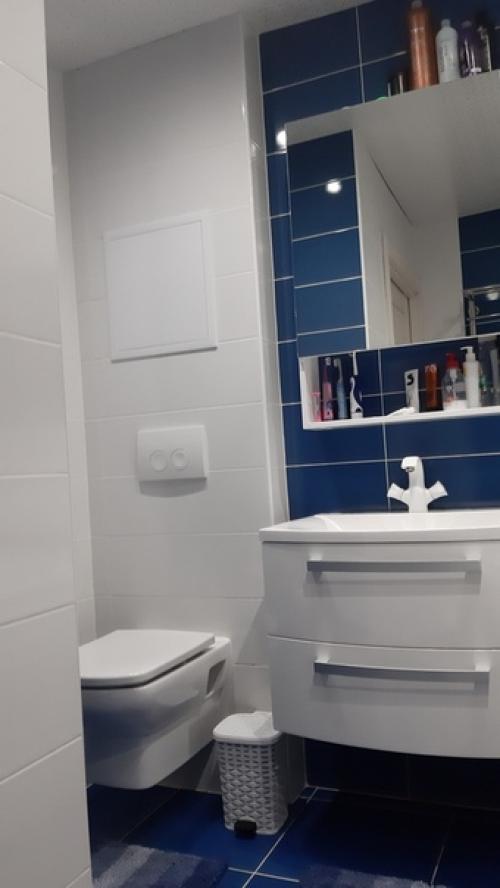 Сделали перепланировку и ремонт в санузле и ванной, если их можно так назвать. 03