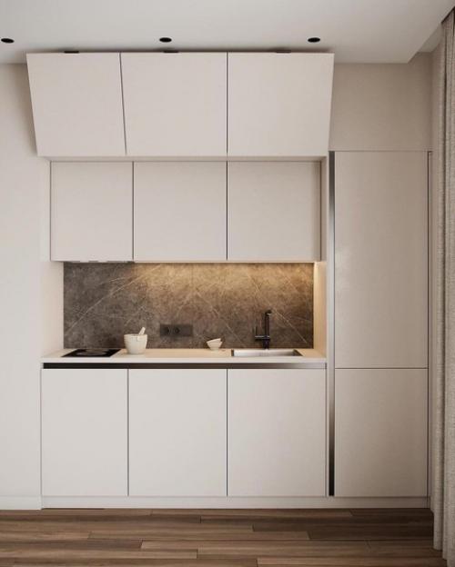 Интересный вариант кухни.